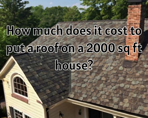 a 200 sq ft shingled roof