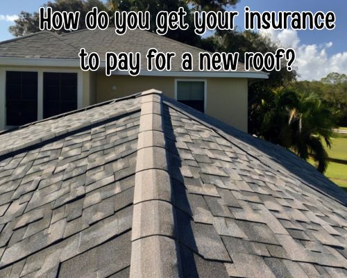 a new roof of a home
